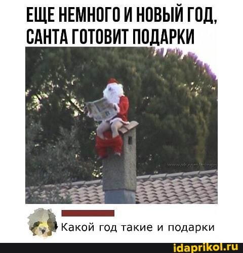 ЕЩЕ НЕМНОГО И НОВЫЙ ГОД,
САНТА ГОТОВИТ ПОДАРКИ
Какой год такие