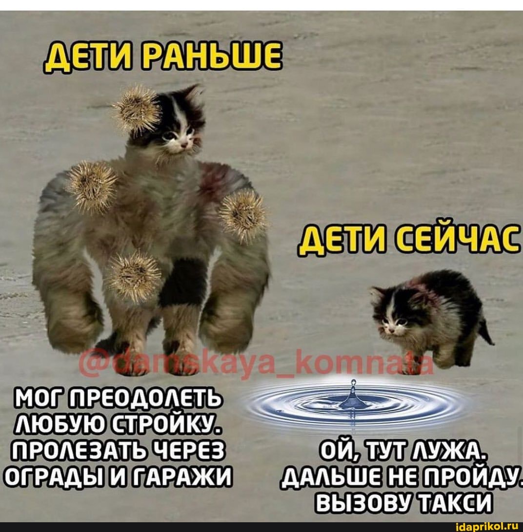 ДЕТИ РАНЬШЕВ
МОГ ПРЕОДОЛЕТЬ ЛЮБУЮ СТРОЙКУ.
ПРОЛЕЗАТЬ ЧЕРЕЗ ОЙ, ТУТ ЛУЖА.
ОГРАДЫ И ГАРАЖИ - ДАЛЬШЕ НЕ ПРОЙДУ ВЫЗОВУ ТАКСИ