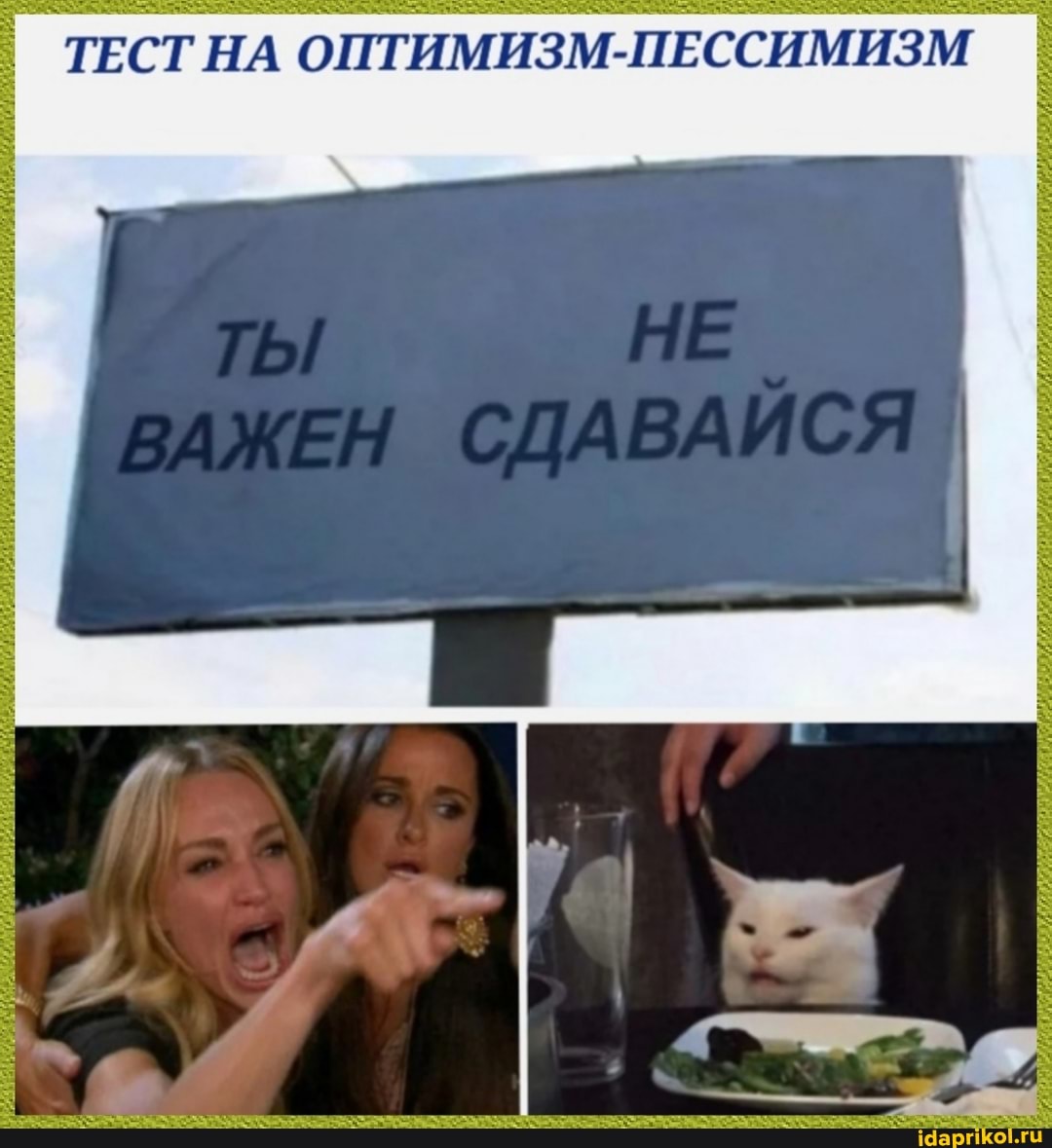 ТЕСТ НА ОПТИМИЗМ-ПЕССИМИЗМ