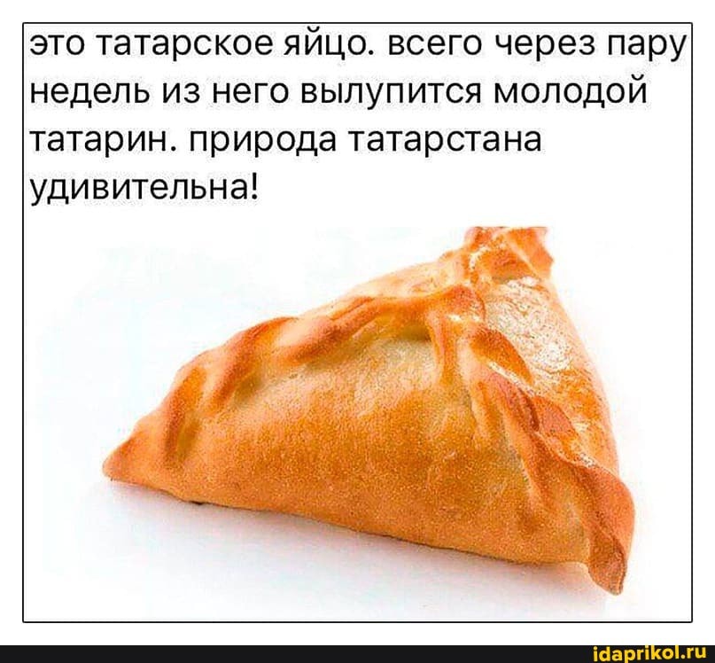 это татарское яйцо. всего через пару
недель из него вылупится молодой
татарин. природа татарстана
удивительна!