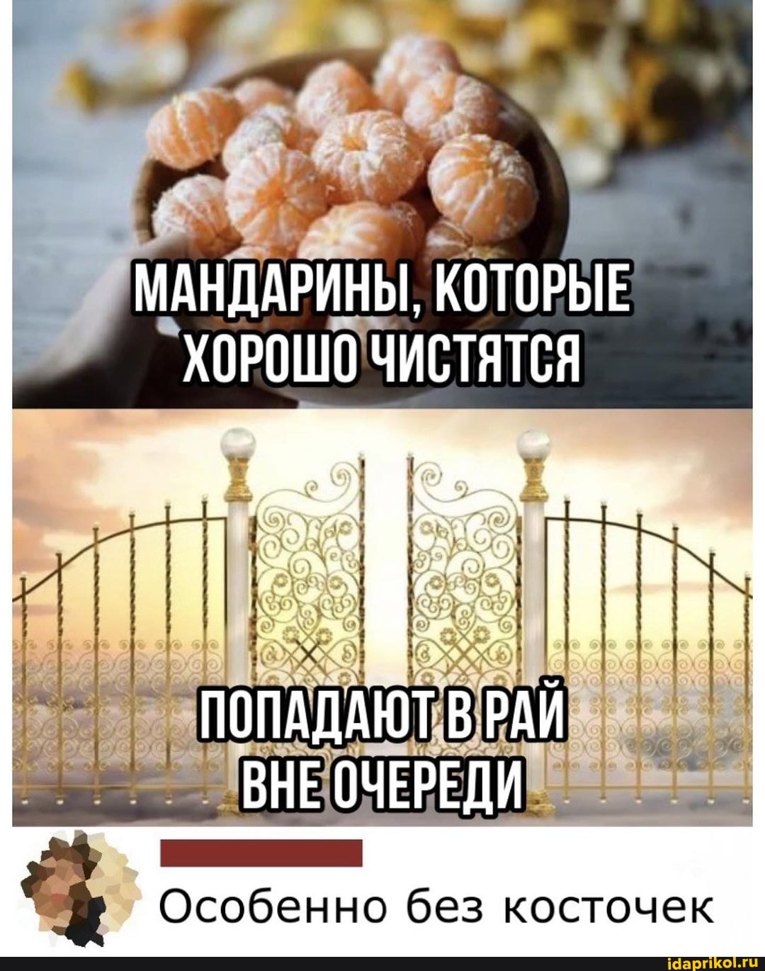 МАНДАРИНЫ, КОТОРЫЕ ХОРОШО ЧИСТЯТСЯ
ПОПАДАЮТВРАЙ ВНЕ ОЧЕРЕДИ
Особенно без косточек