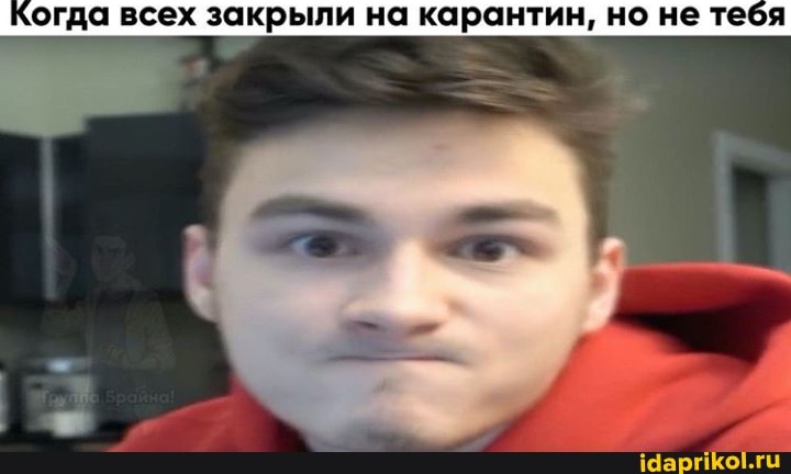 Когда всех закрыли на карантин, но не тебя