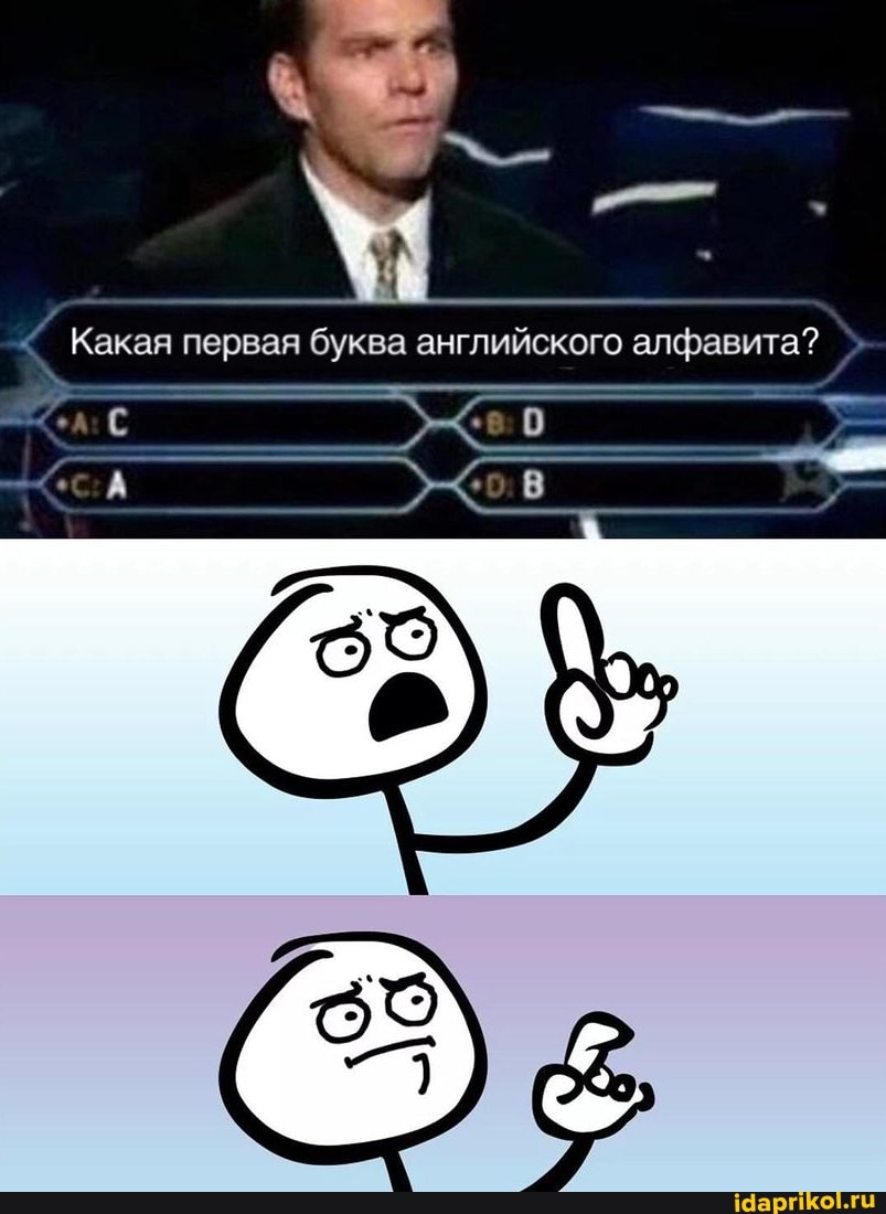 Какая первая буква английского алфавита?