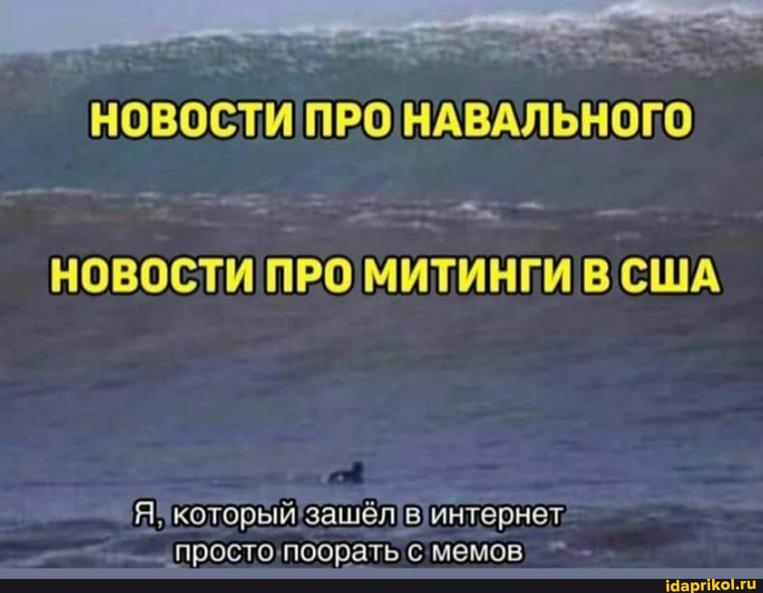 НОВОСТИ ПРО НАВАЛЬНОГО
НОВОСТИ ПРО МИТИНГИ В США
Я, который зашёл в интернет просто поорать с мемов
