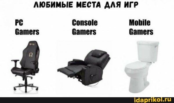 ЛЮБИМЫЕ МЕСТА ДЛЯ ИГР