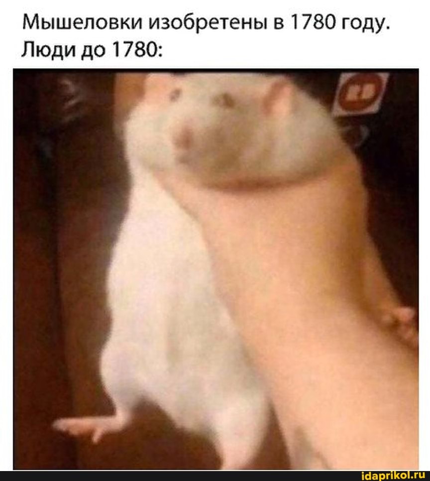 Мышеловки изобретены в 1780 году.
Люди до 1780: