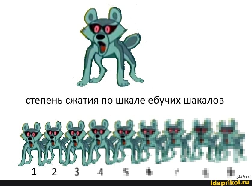 степень сжатия по шкале ебучих шакалов