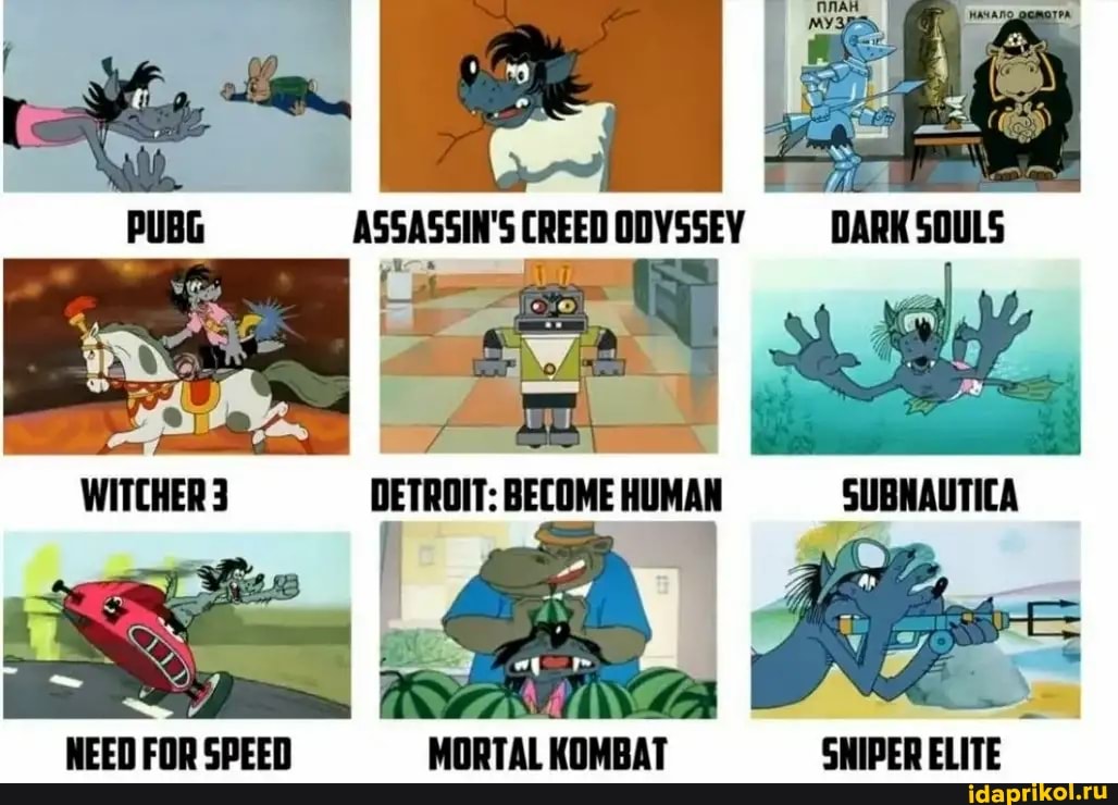 PUBG CREED DARK SOULS
WITCHER 3 DETROIT: BECOME HUMAN SUBNAUTICA
NEED FOR SPEED MORTAL KOMBAT SNIPER ELITE