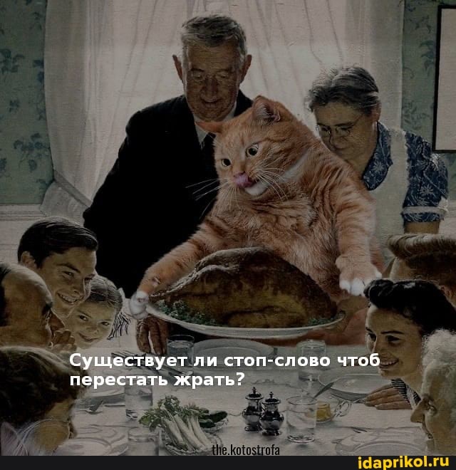 Существует ли стоп-слово чтоб перестать жрать?