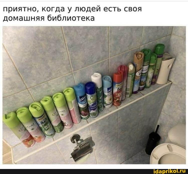 приятно, когда у людей есть своя домашняя библиотека