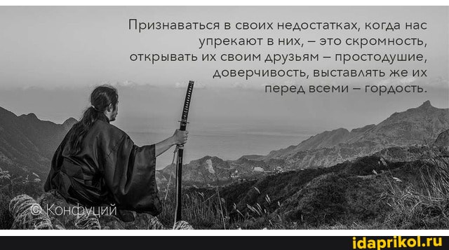 Признаваться в своих недостатках, когда нас упрекают в них, - это скромность, открывать их своим друзьям - простодушие, доверчивость, выставлять же их
перед всеми гордость.