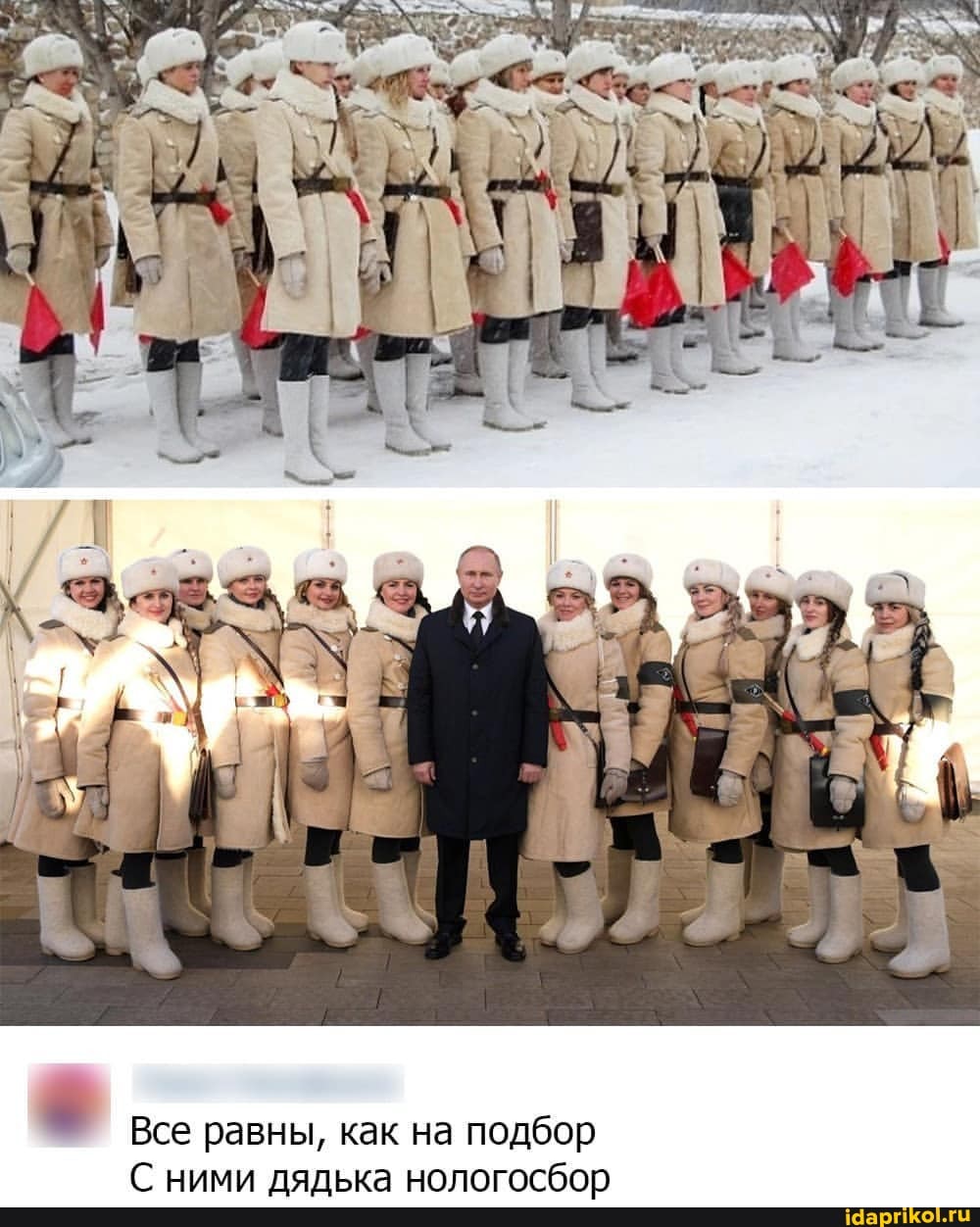 Все равны, как на подбор
С ними лалька нопогосбор
Все равны