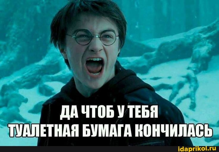 ДА ЧТОБ УТЕБЯ ТУАЛЕТНАЯ БУМАГА ВОНЧИЛАСЬ