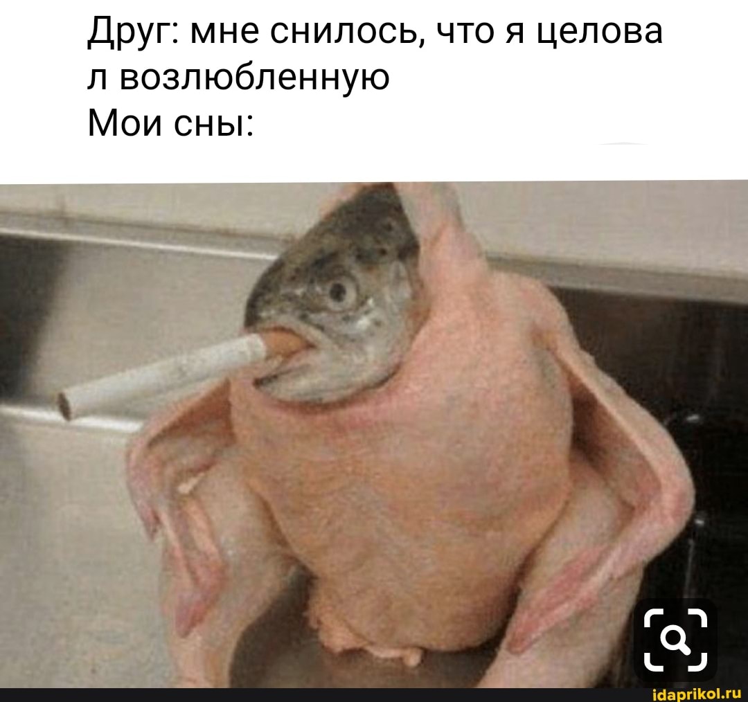 Друг: мне снилось, что я целова
л возлюбленную
Мои сны: