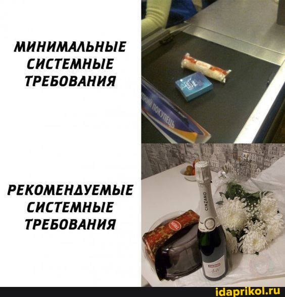 МИНИМАЛЬНЫЕ СИСТЕМНЫЕ ТРЕБОВАНИЯ
РЕКОМЕНДУЕМЫЕ СИСТЕМНЫЕ ТРЕБОВАНИЯ