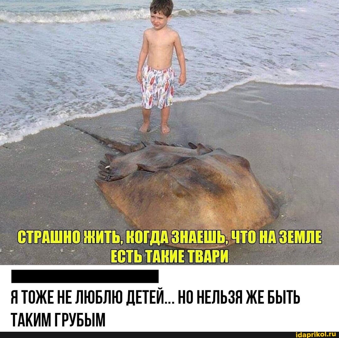 СТРАШНО ЖИТЬ, КОГДА ЗНАЕШЬ, ЧТО НА ЗЕМЛЕ ЕСТЬ ТАКИЕ ТВАРИ Я ТОЖЕ НЕ ЛЮБЛЮ ДЕТЕЙ... НО НЕЛЬЗЯ ЖЕ БЫТЬ
ТАКИМ ГРУБЫМ