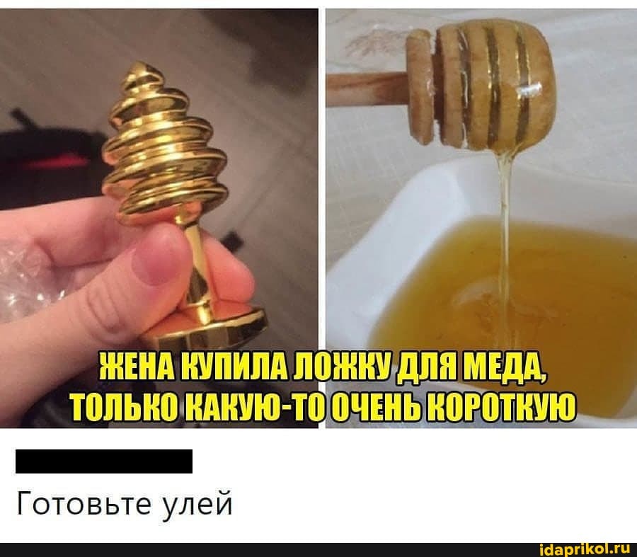 НЕНА КУПИЛА ЕДА,
КАКУЮ-ТОТОЧЕНЬ КОРОТКУЮ
Готовьте улей