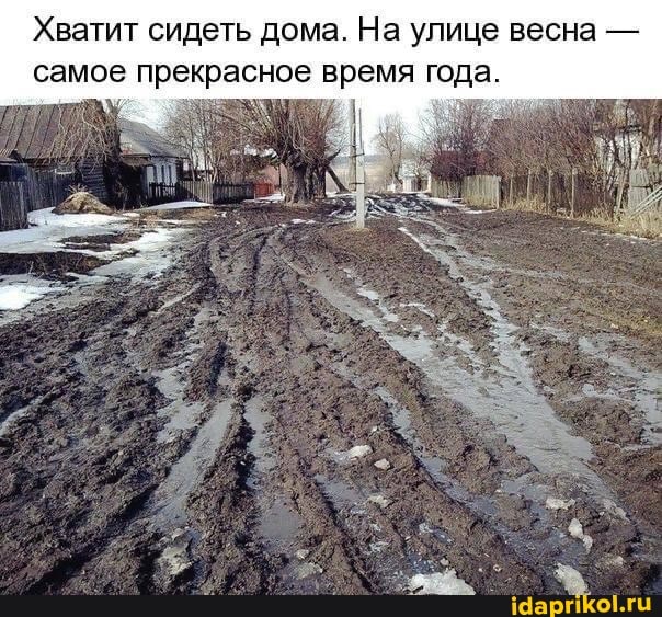 Хватит сидеть дома. На улице весна - самое прекрасное время года.