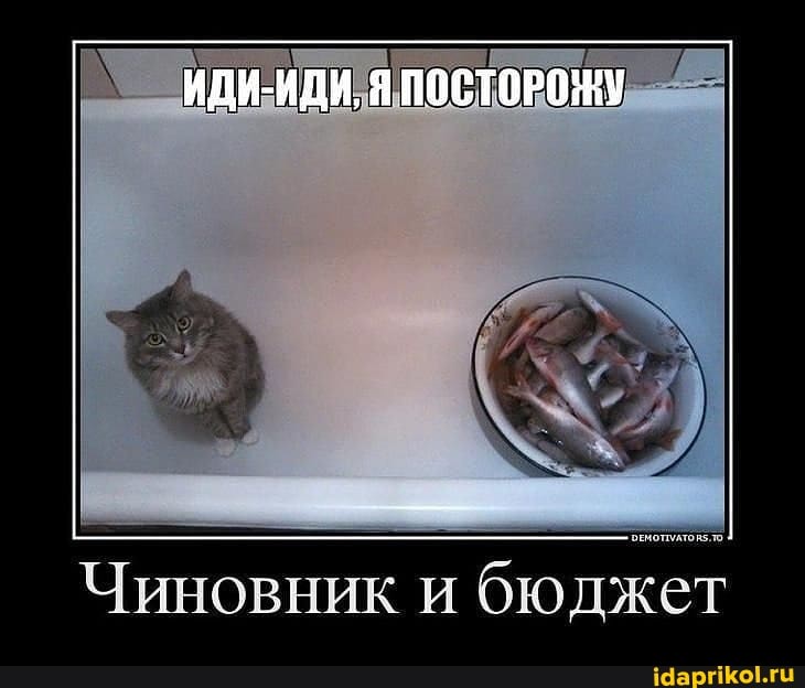 ИДИ-ИДИ, Я ПОСТОРОЖУ
Чиновник и бюджет