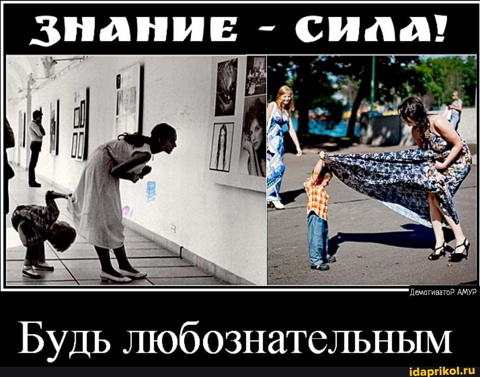 ЗНАНИЕ - СИЛА!
Будь любознательным