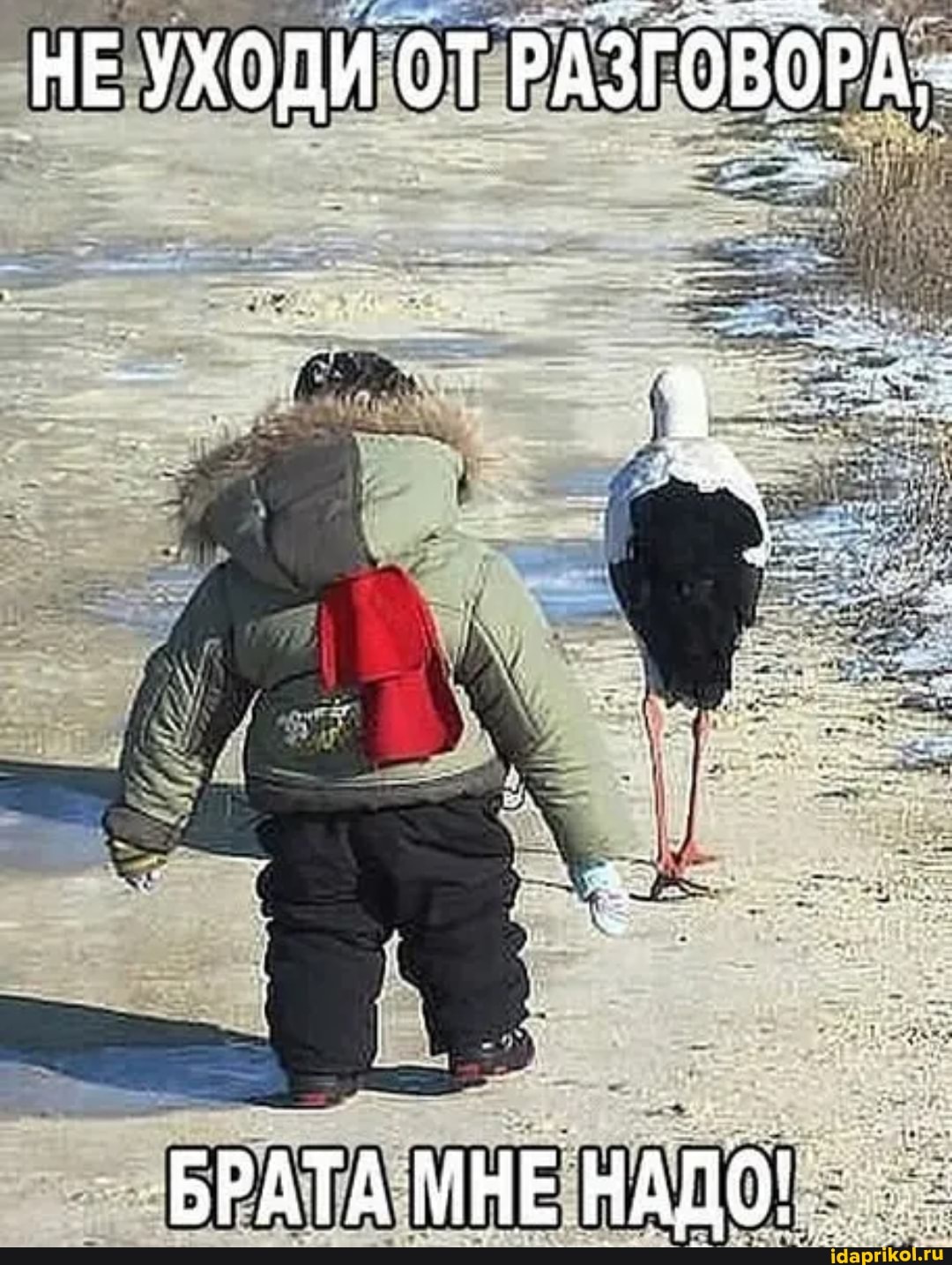 НЕ УХОДИ ОТ РАЗГОВОРА,
. =
БРАТА МНЕ НАДО!