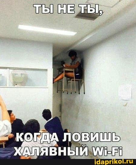 ТЫ НЕТЫ,
КОРДА ЛОВИШЬ ХАЛЯВНЫЙ