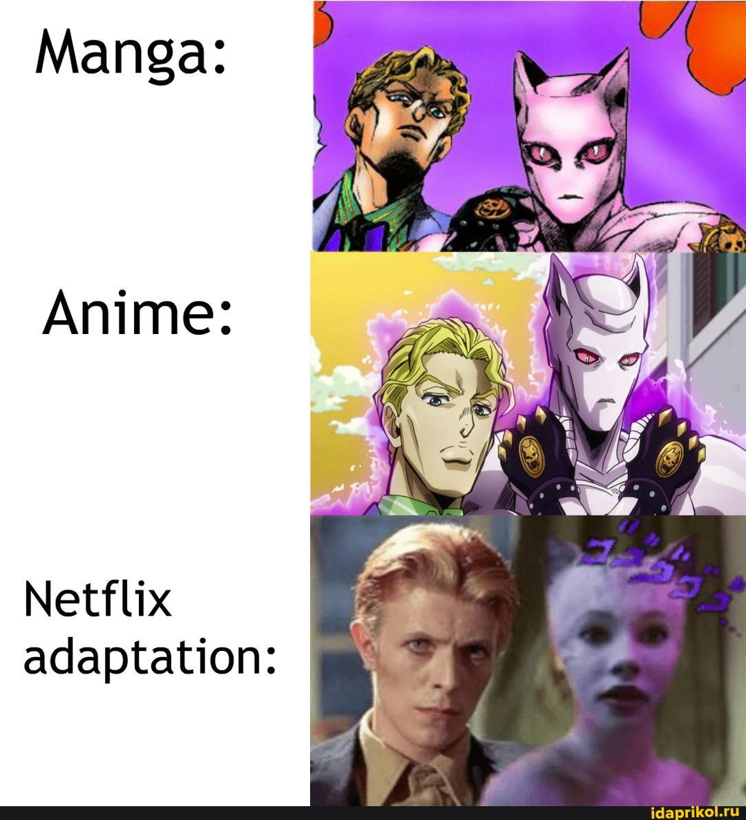 Manga:
Anime:
Netflix adaptation: