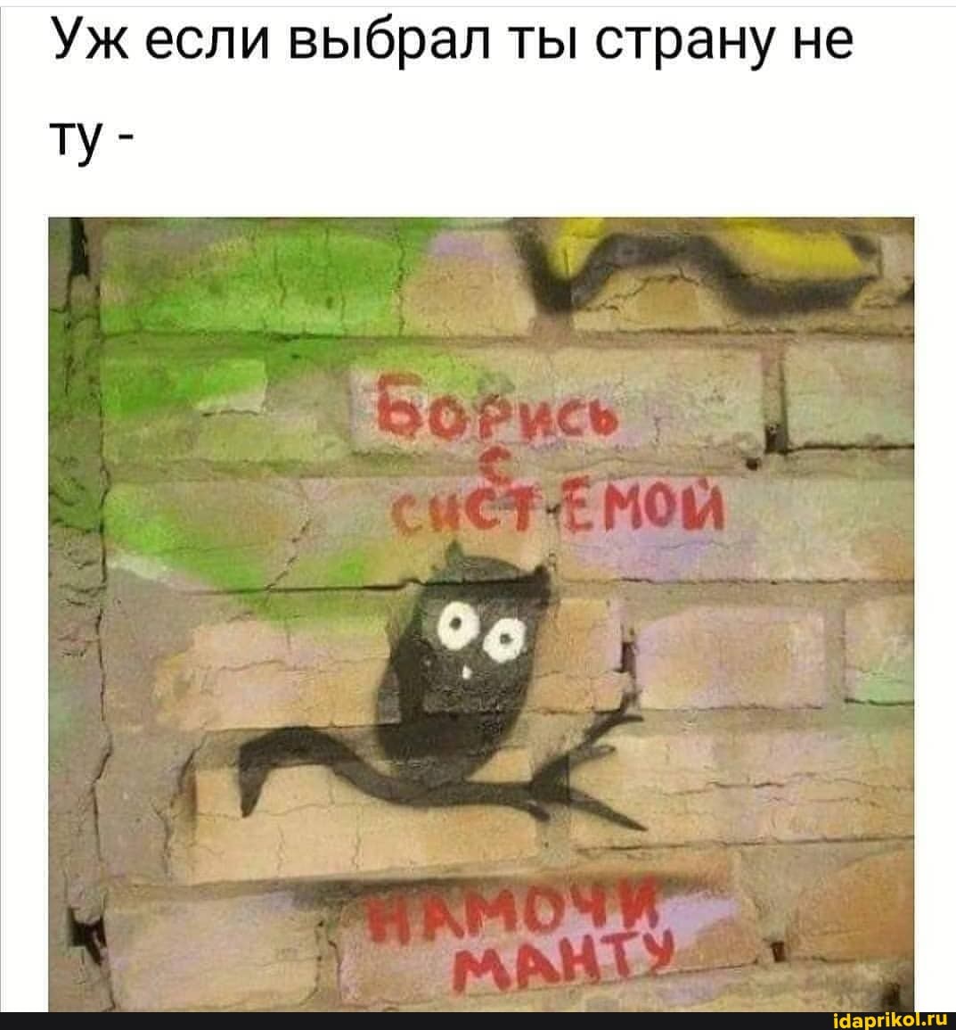Уж если выбрал ты страну не ту