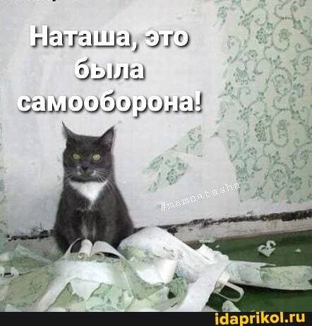Наташа, это была самооборона!