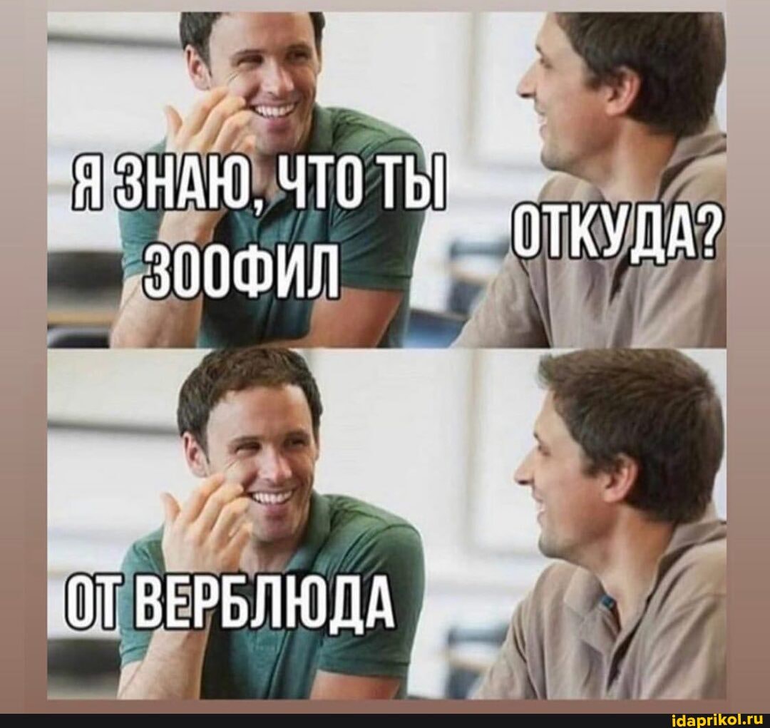 Я ЗНАЮ, ЧТО ТЫ
00ФИЛ ОТКУДА:
ОТВЕРЬЛЮДА