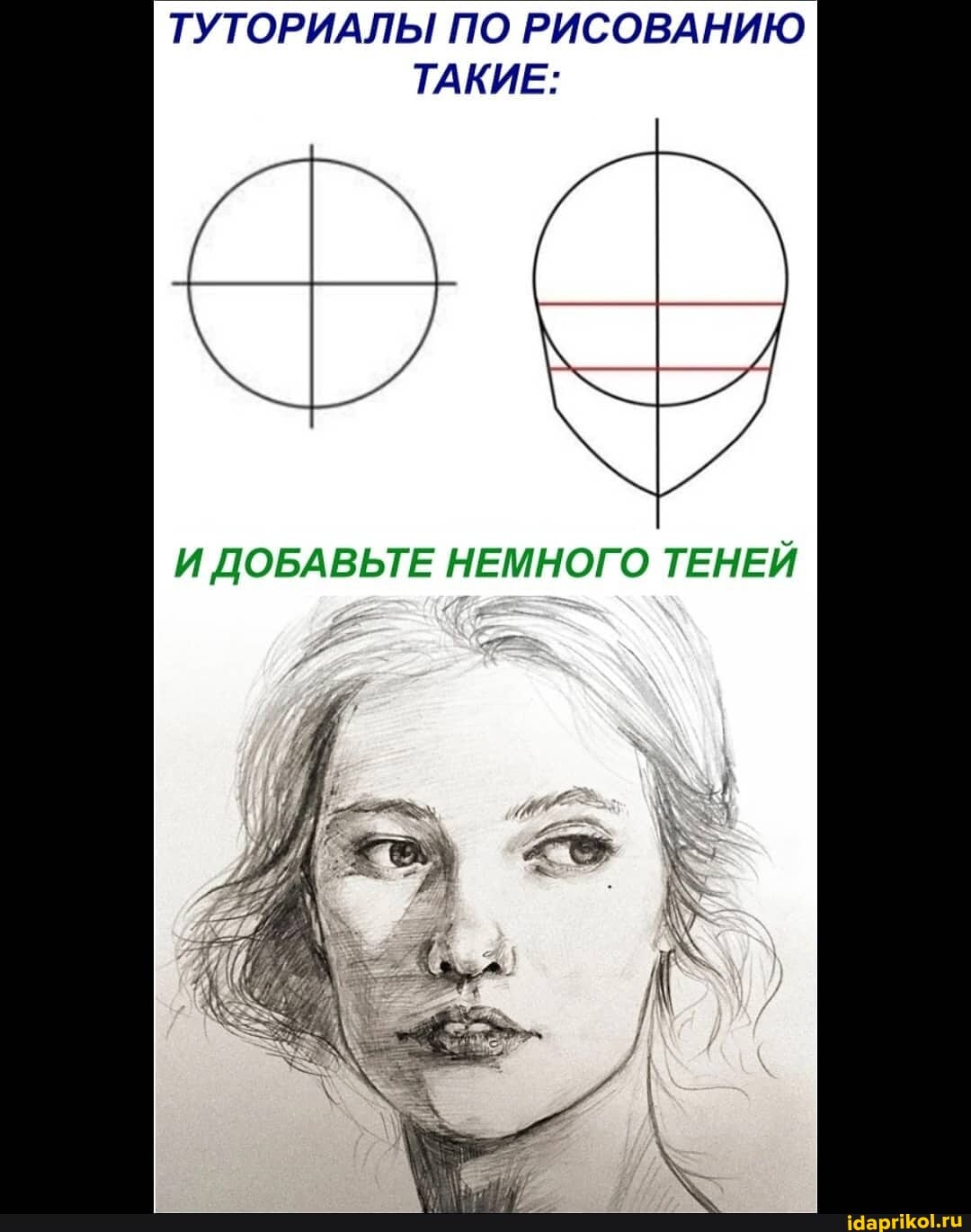 ТУТОРИАЛЫ ПО РИСОВАНИЮ ТАКИЕ:
И ДОБАВЬТЕ НЕМНОГО ТЕНЕЙ