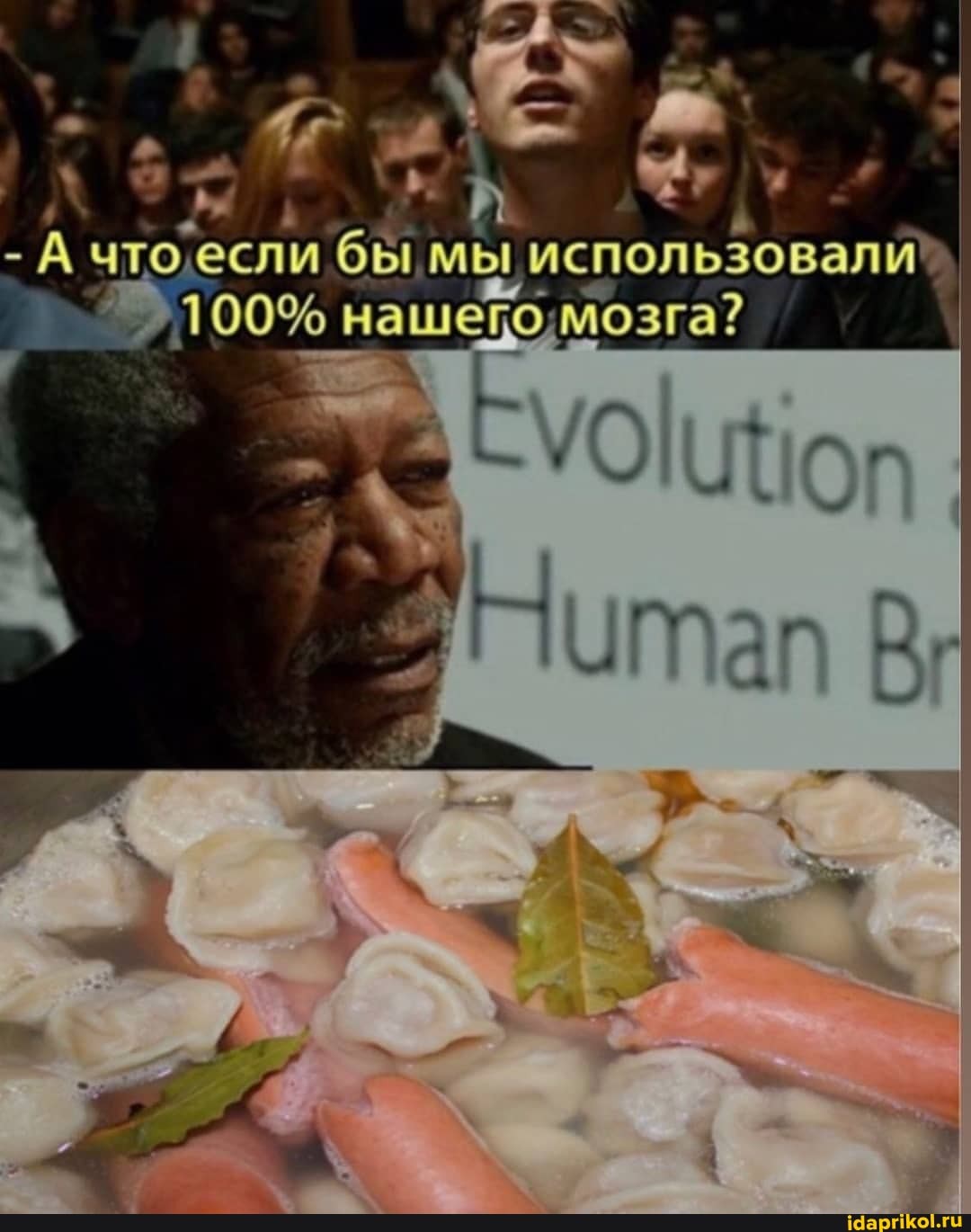 - А что если бы мы использовали
100% нашего; мозга?