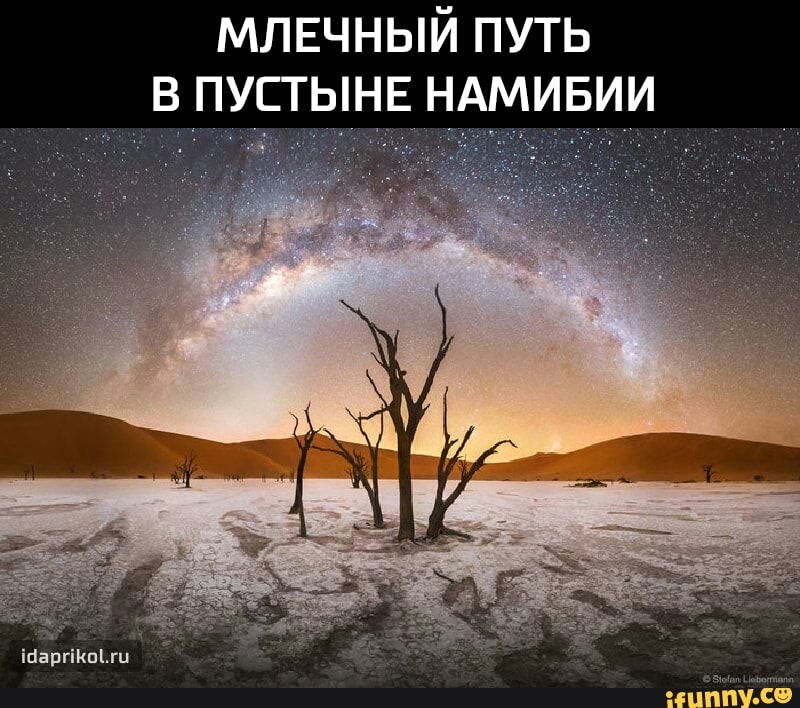 МЛЕЧНЫЙ ПУТЬ
В ПУСТЫНЕ НАМИБИИ
I