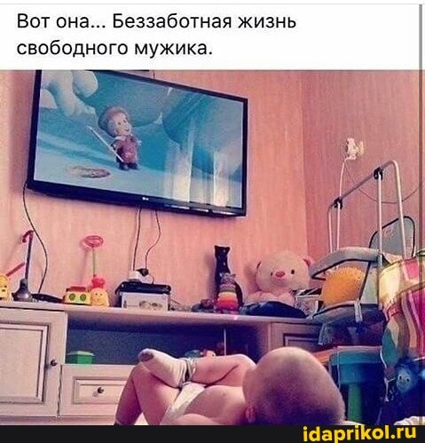 Вот она... Беззаботная жизнь свободного мужика