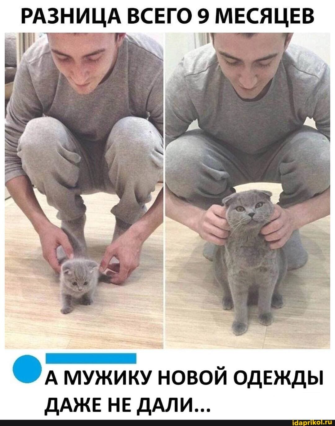 РАЗНИЦА В ВСЕГО МЕСЯЦЕВ
Флмужин
А МУЖИКУ НОВОЙ ОДЕЖДЫ ДАЖЕ НЕ ДАЛИ...