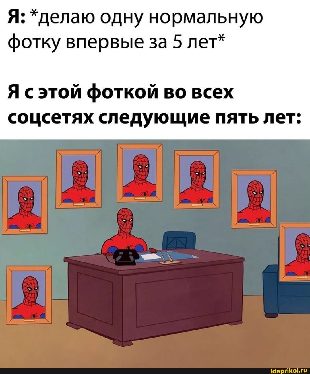Я: *делаю одну нормальную фотку впервые за 5 лет*
Я сэтой фоткой во всех соцсетях следующие пять лет: